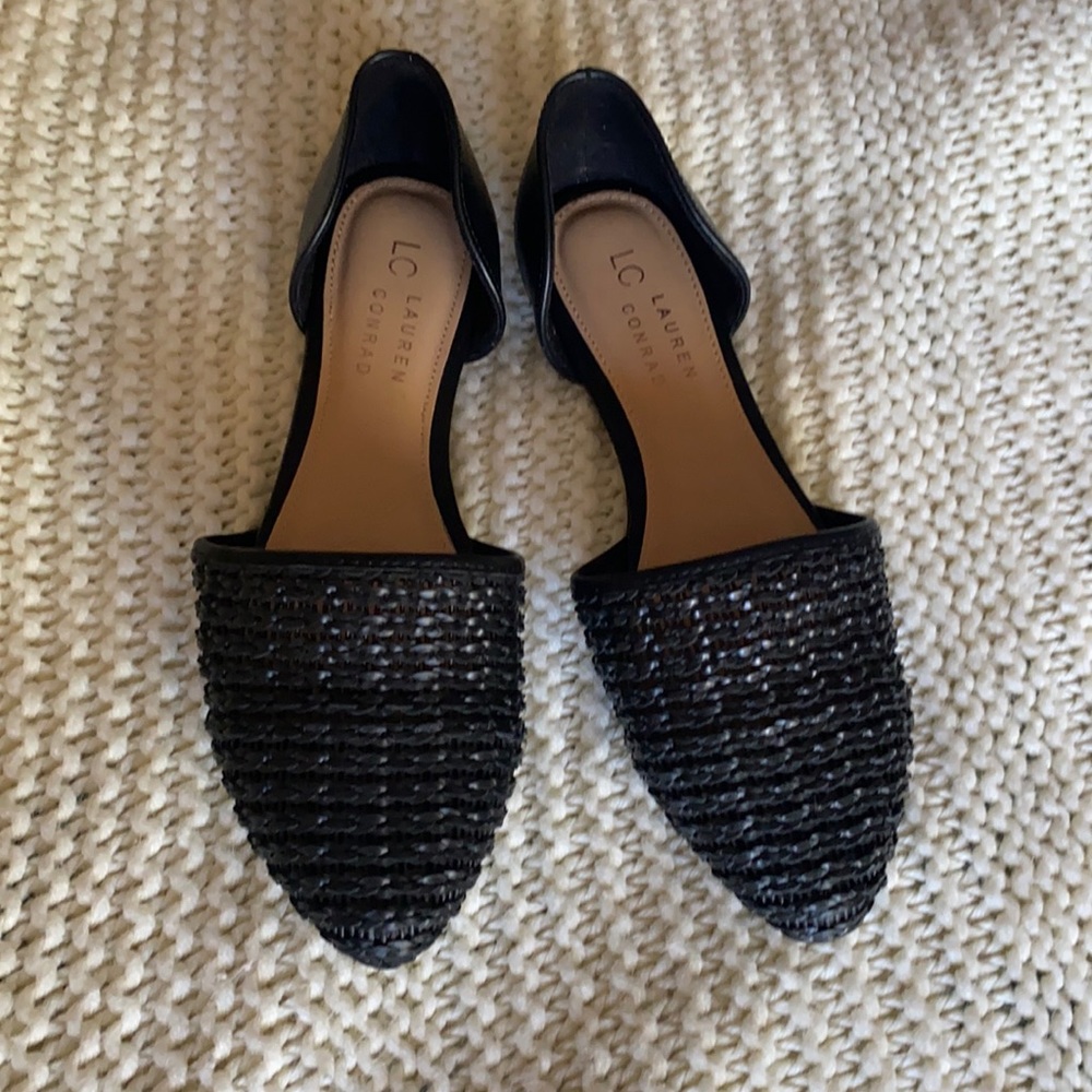 Black D’Orsay Flats
